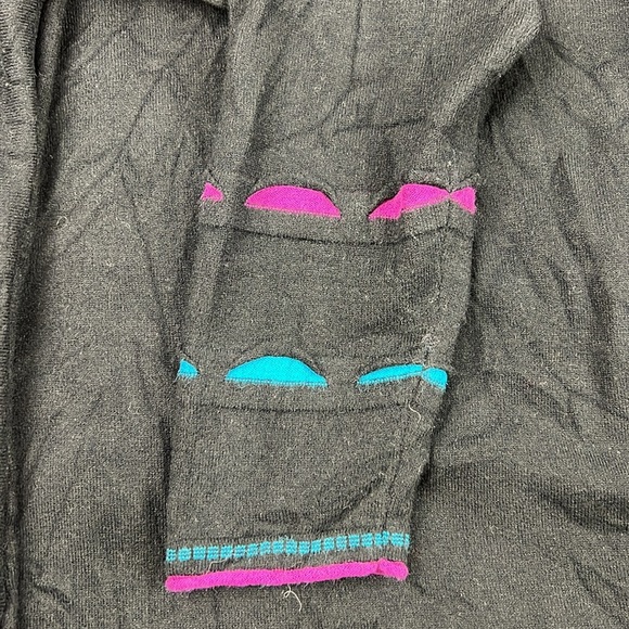 Elena Wang Women's Vintage Ribbon Colourful Button Down Cardigan - Picture 11 of 13